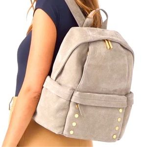 NWT Hammitt Hunter Large leather book bag in grey natural